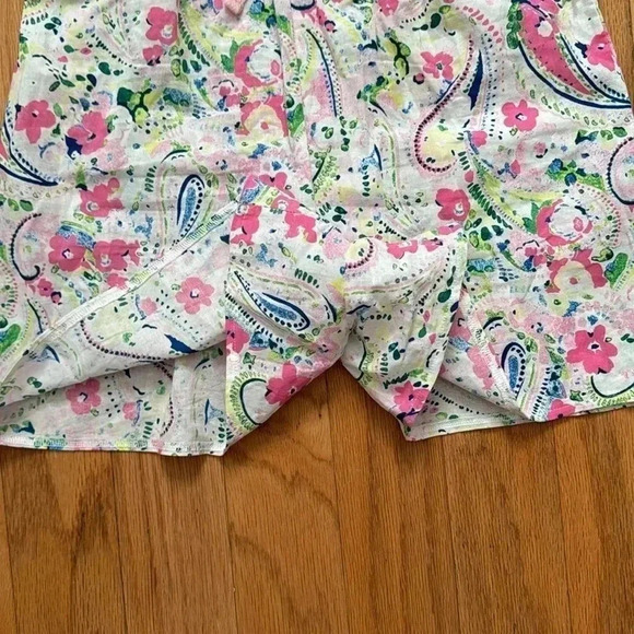 Crown & Ivy Kids Pink Paisley Romper/Swim Cover-up size XL - Picture 4 of 8